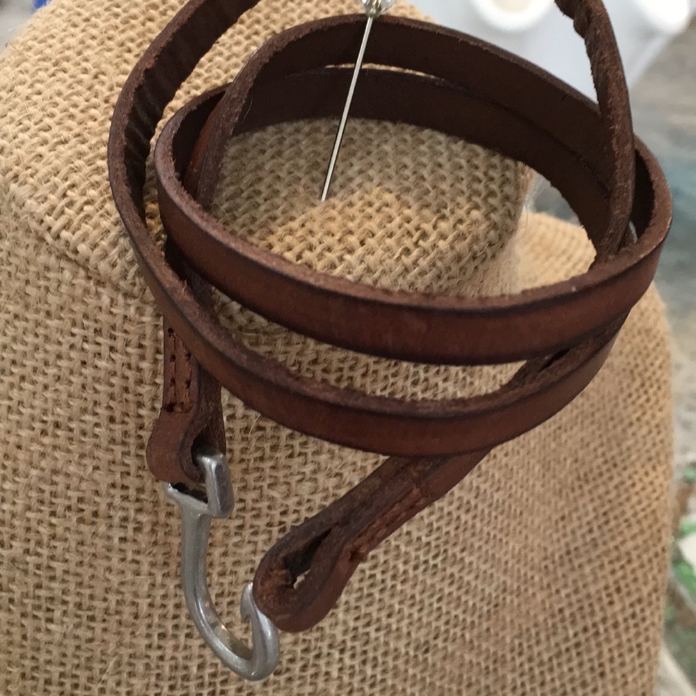 Leather wrap bracelet